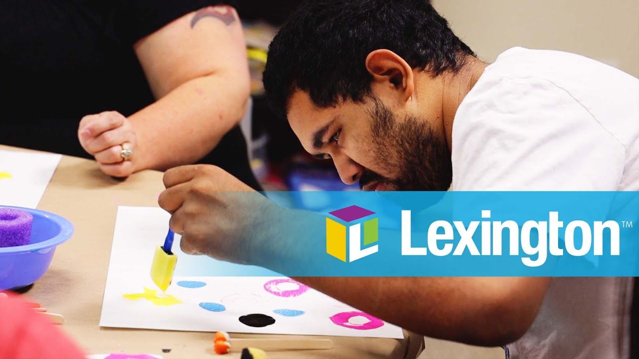Lexington Services - Sensory Painting with Phoenix DTA