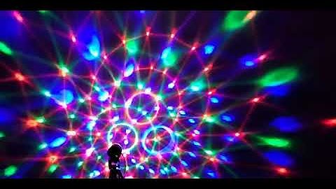 LAMPU DISKO PUTAR DISCO LED KAMAR MOBIL DISKOTIK PANGGUNG PROYEKTOR DENGAN REMOTE CONTROL