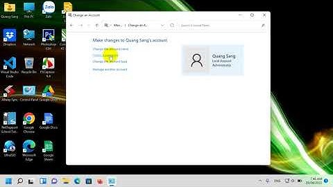 Hướng dẫn cài đặt / thiết lập mật khẩu cho tài khoản Local Account trên Windows 11