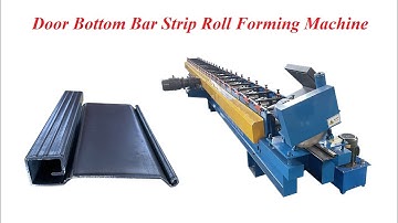 L Section Roller Shutter Door Bottom Lath Roll Forming Machine