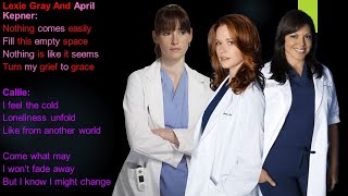 Grace Grey's Anatomy Lyrics