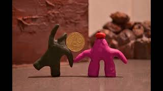 Пластилиновые Люди - цветочек - claymation