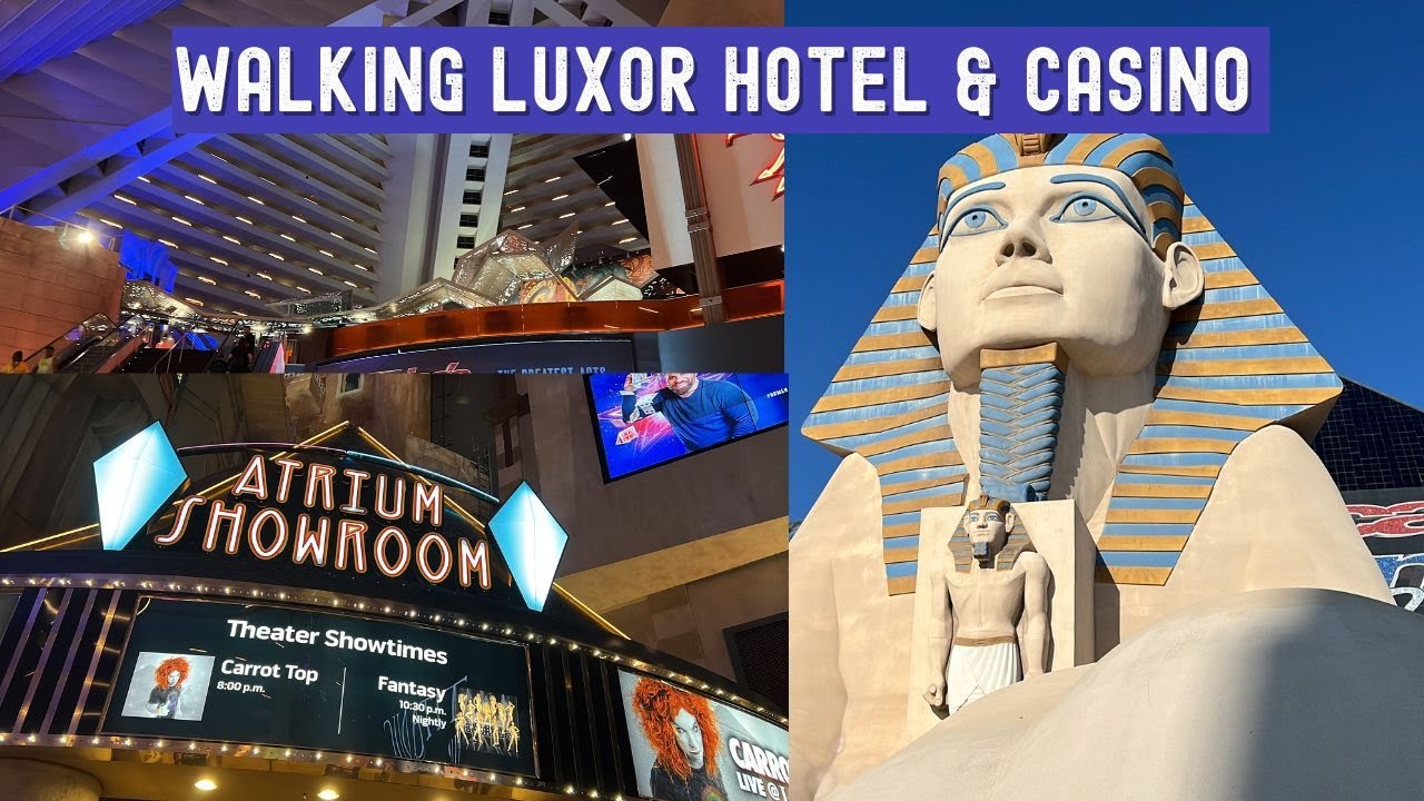 Luxor Hotel & Casino Early Morning WalkThrough 9/8/22 Walking Las