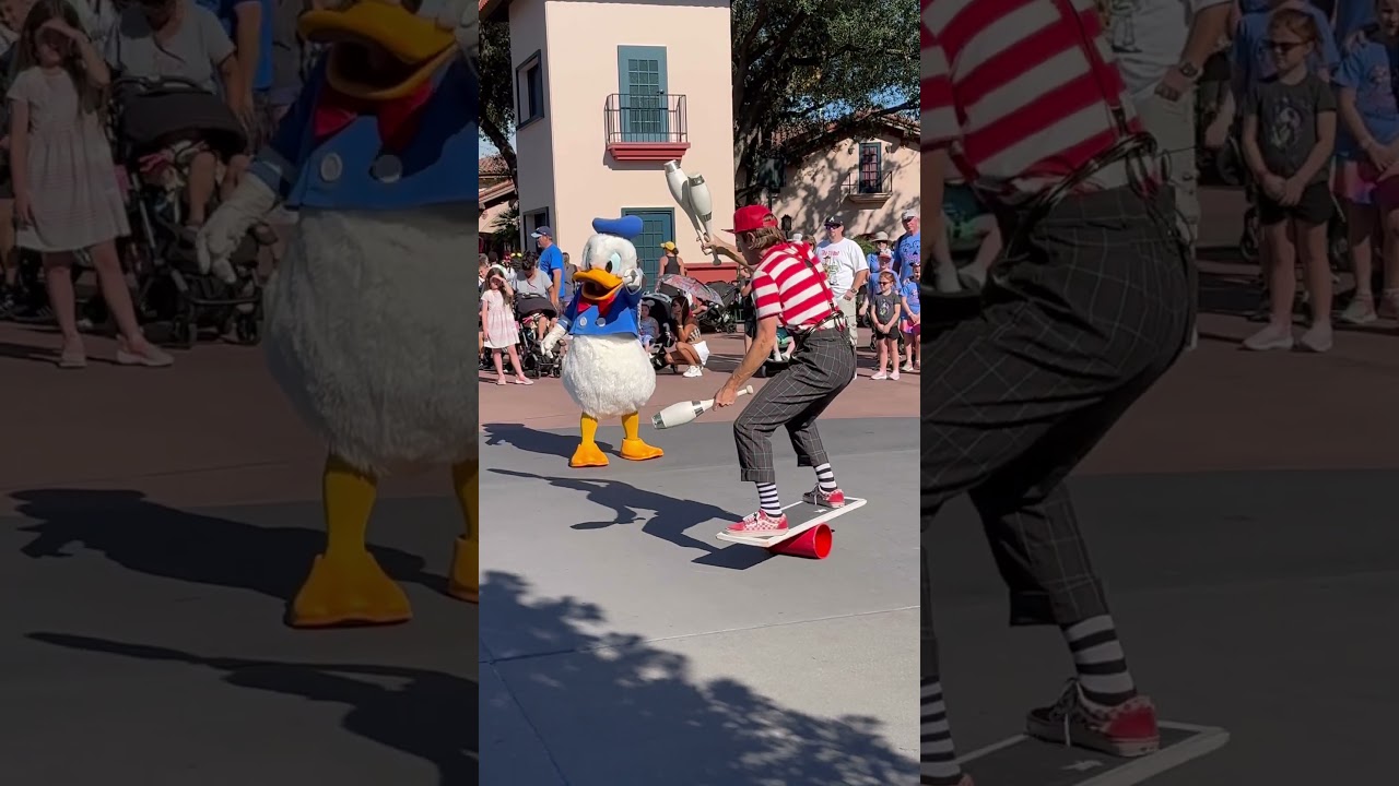 Дональд Дак и это номер с жонглированием пластинками | Disney’s Hollywood Studios 