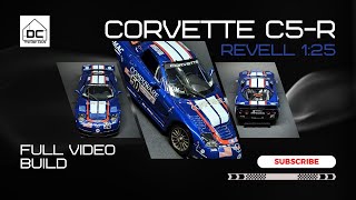 Full video build of the Revell Corvette C5-R in 1:25 scale from Le Mans 24h 2003