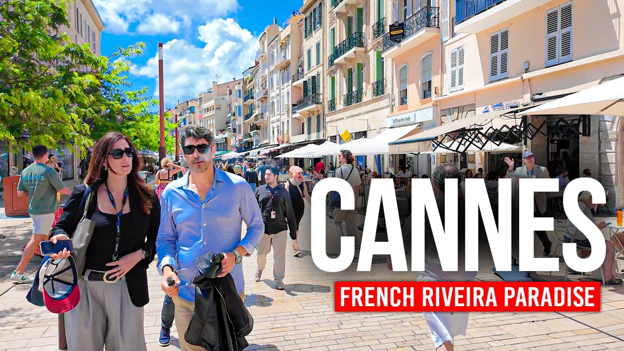 Paris, Francia | CANNES Riviera Luxury | Tour a Piedi 4K