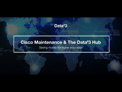 Cisco Maintenance and The Data#3 Hub - Saving money for higher education