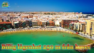 Fastighet i Spanien till salu, lägenhet i Torrevieja vid havet, strand, Takvåning, 4K Ultra HD