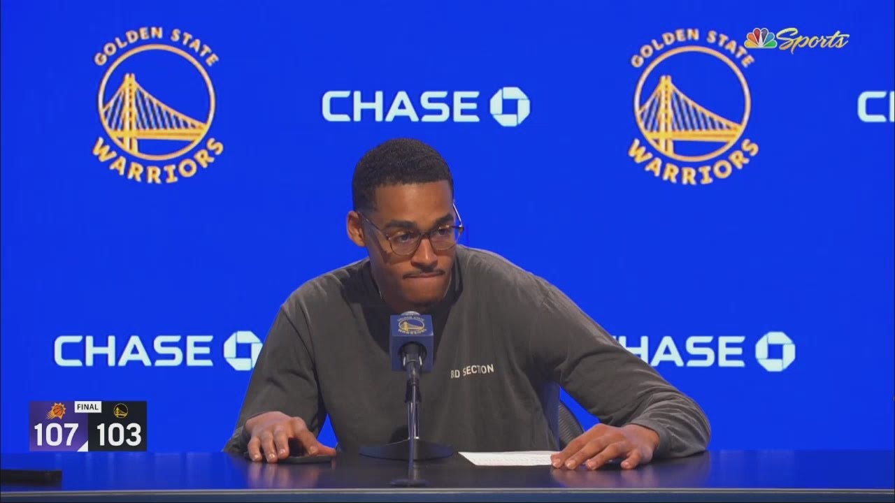 Jordan Poole Postgame Interview Golden State Warriors lose to Phoenix