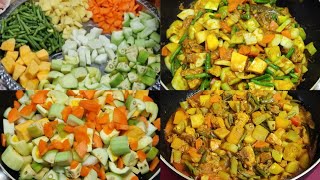 বাটা মসলায় নরসিংদির ঐতিহ্যবাহী মুরগির মাংস দিয়ে সবজি রান্না || traditional chicken vegetables curry