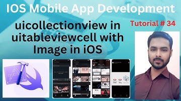 Tutorial 34: uicollectionview in uitableviewcell with Image in iOS | UICollectionView in iOS App