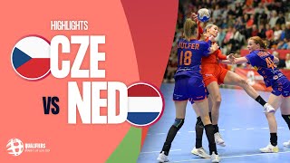 Czechia vs Netherlands | HIGHLIGHTS | Round 3 | Women's EHF EURO 2024 Qualifiers