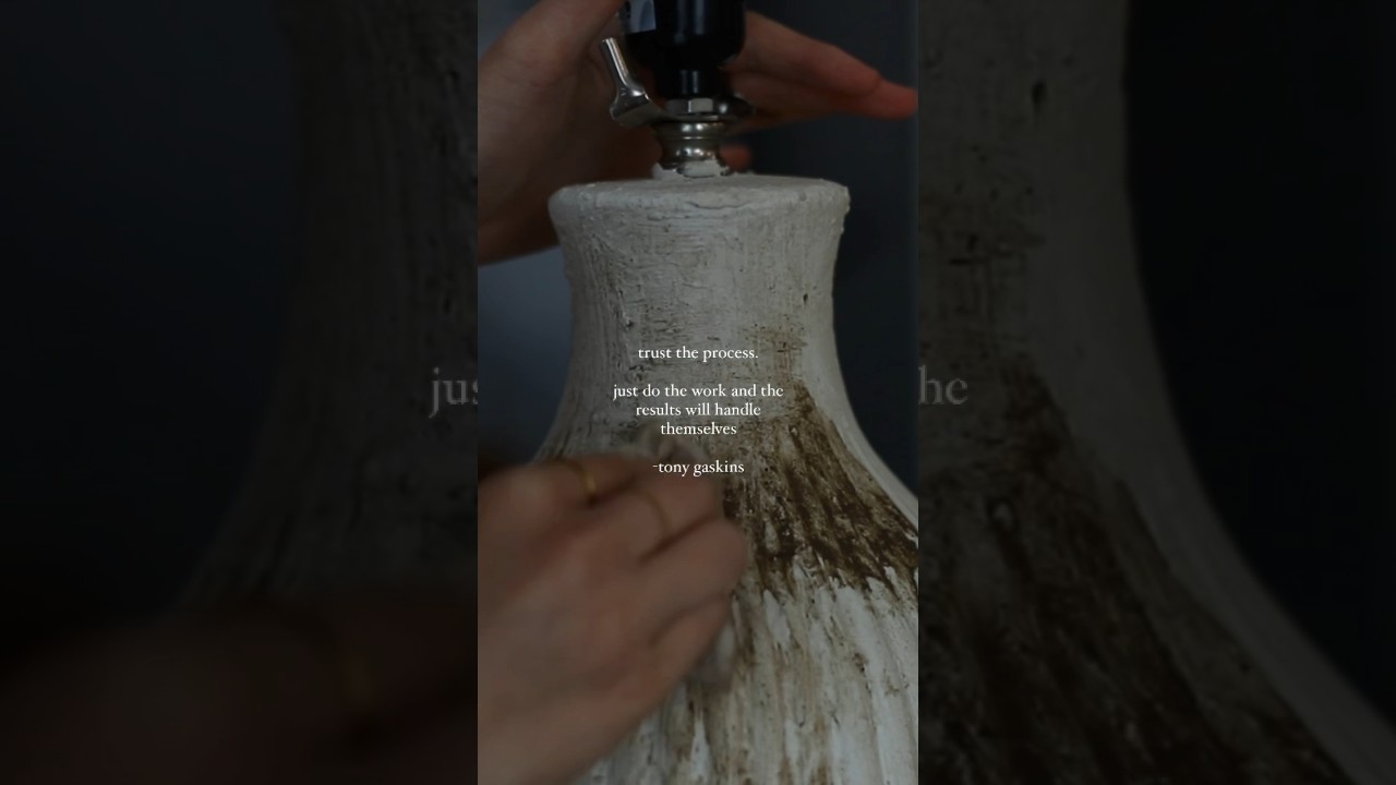 Thrifted lamp makeover video is up!💡 