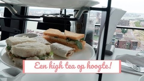 High tea in de Euromast Rotterdam