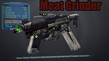 Borderlands: The Pre-Sequel: Meat Grinder on SMG Athena