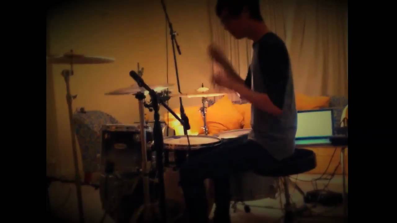 [ jjj ] THRICE - The Messenger  Drum Cover *HD* w/ mics
