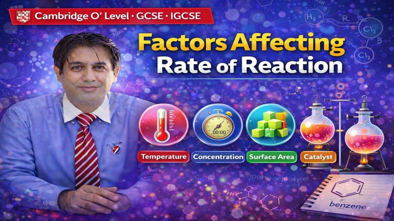 Factors Affecting Rate of Reaction || Lecture 1 Part 1