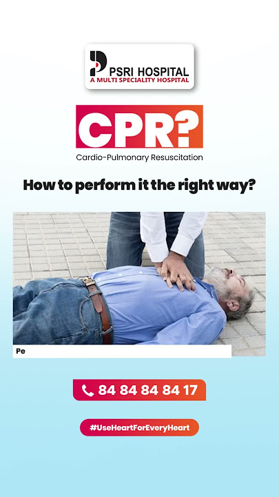 How to perform CPR in right way