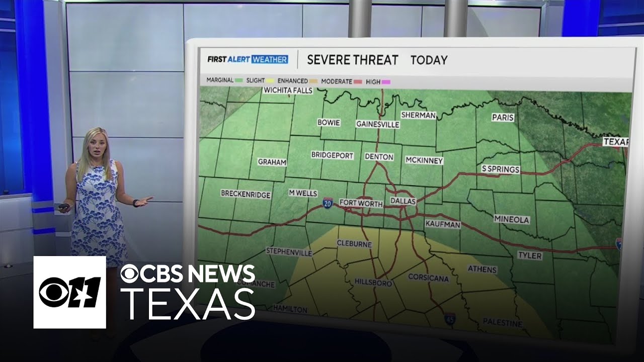 Severe storm chances move back into North Texas after brief reprieve ...