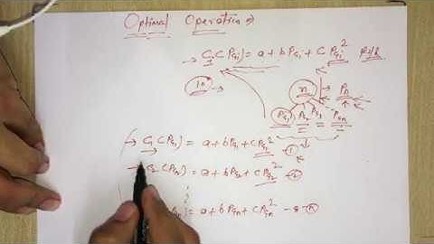 Economic Operation of Power System (Optimal Operation of Generator on Bus-Bar Part-2)