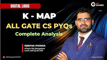 K-Map - ALL GATE CS PYQs | Complete Analysis | Digital Logic | Deepak Poonia