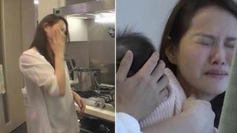 伊能靜女兒倒栽蔥摔落地 內疚自摑耳光 痛哭不敢看影片