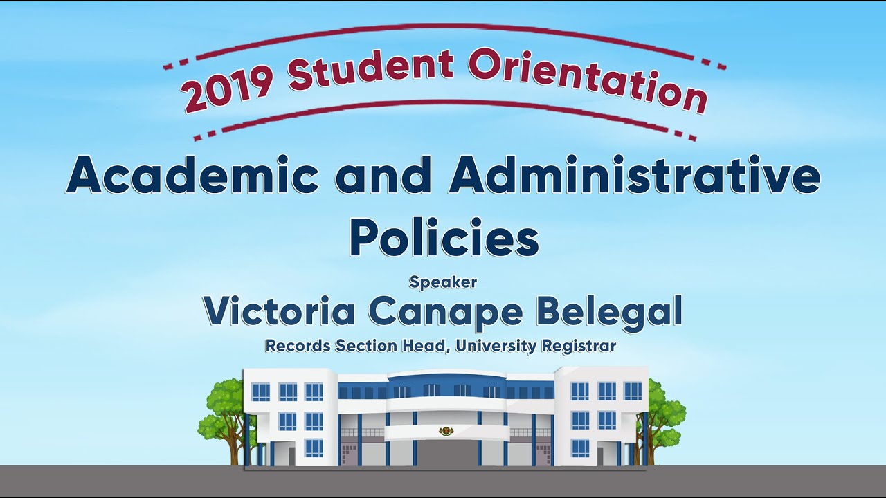 Academic and Administrative Policies | Ms. Victoria Canape Belegal university of arizona