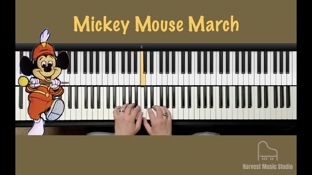 Mickey Mouse Clubhouse Theme sheet music for piano solo (PDF)