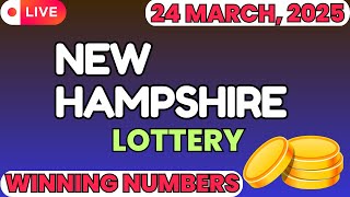 New Hampshire Day Lottery Results For - 24 Mar, 2025 - Pick 3 - Pick 4 - Powerball - Mega Millions