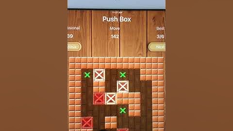 Sokoban Push box game professional level 39 solved