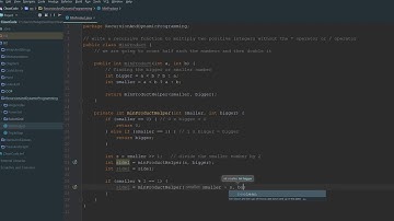 Java Technical Interview - Recursive Multiply (Without Multiplication and Division Operator)