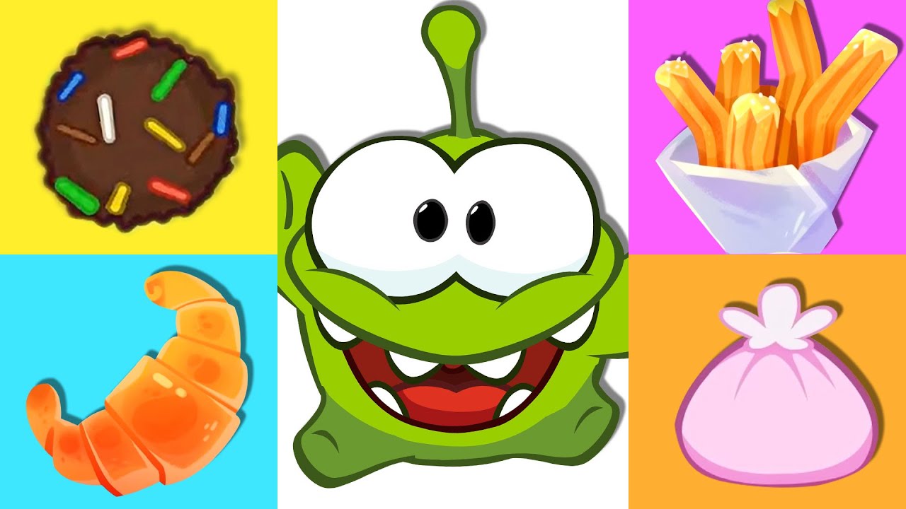 ⁣Impara Diversi Dolci Con Om Nom | Impara Con Om Nom | Cartoni Animati