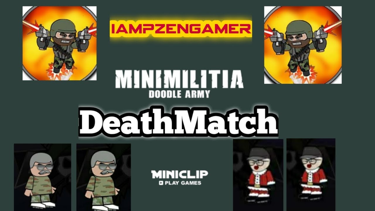 Mini Militia Subdivision Team death match online gameplay | 21-6-2020 | iampzengamer