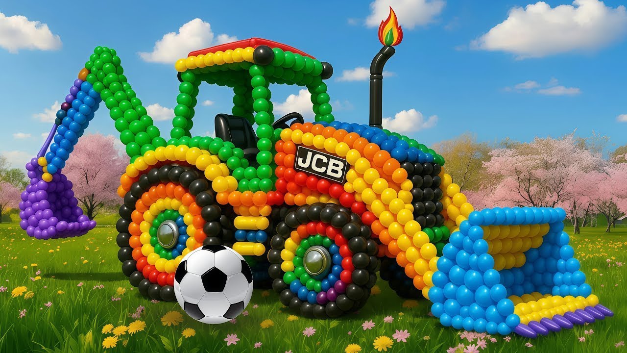 The mascot vibrato assistant JCB placed on the football field is popular, co produced, and creative