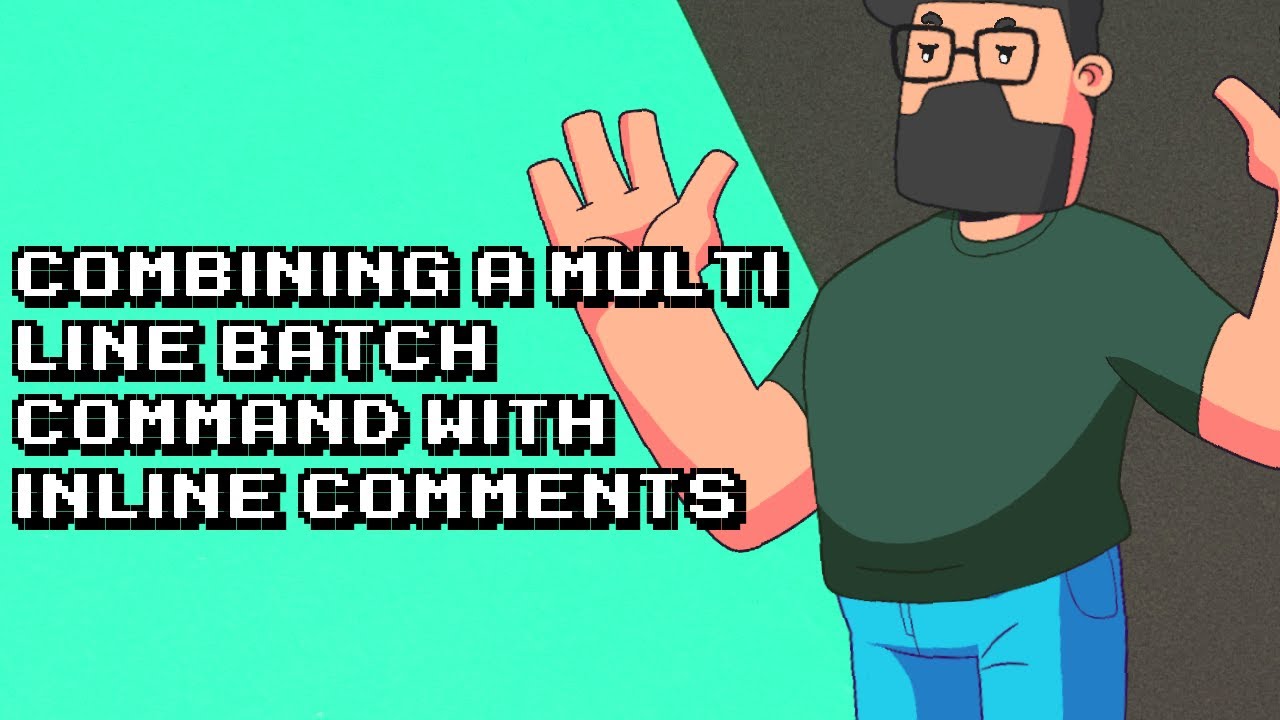 Maximizing Batch Command Efficiency with Inline Comments - YouTube