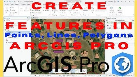 Create Feature in ArcGIS Pro | How to Create Features in ArcGIS Pro