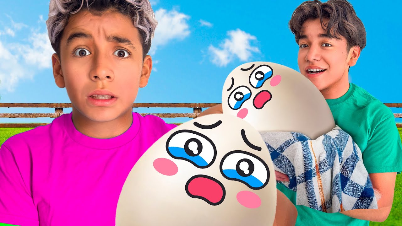 24 HORAS SIENDO PAPÁS DE UN HUEVO 🥚