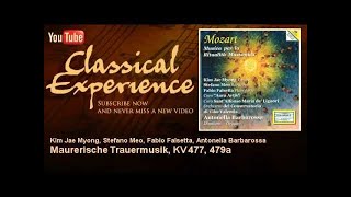 Wolfgang Amadeus Mozart : Maurerische Trauermusik, KV 477, 479a - ClassicalExperience