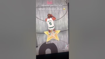 How to get star player indicator in NBA2k22 !!