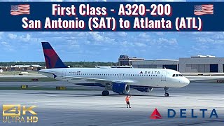 Delta Airlines | A320-200 | First Class | San Antonio (SAT) to Atlanta (ATL) | Trip Report