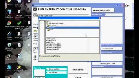 Toplu Mail Gönderme Programı