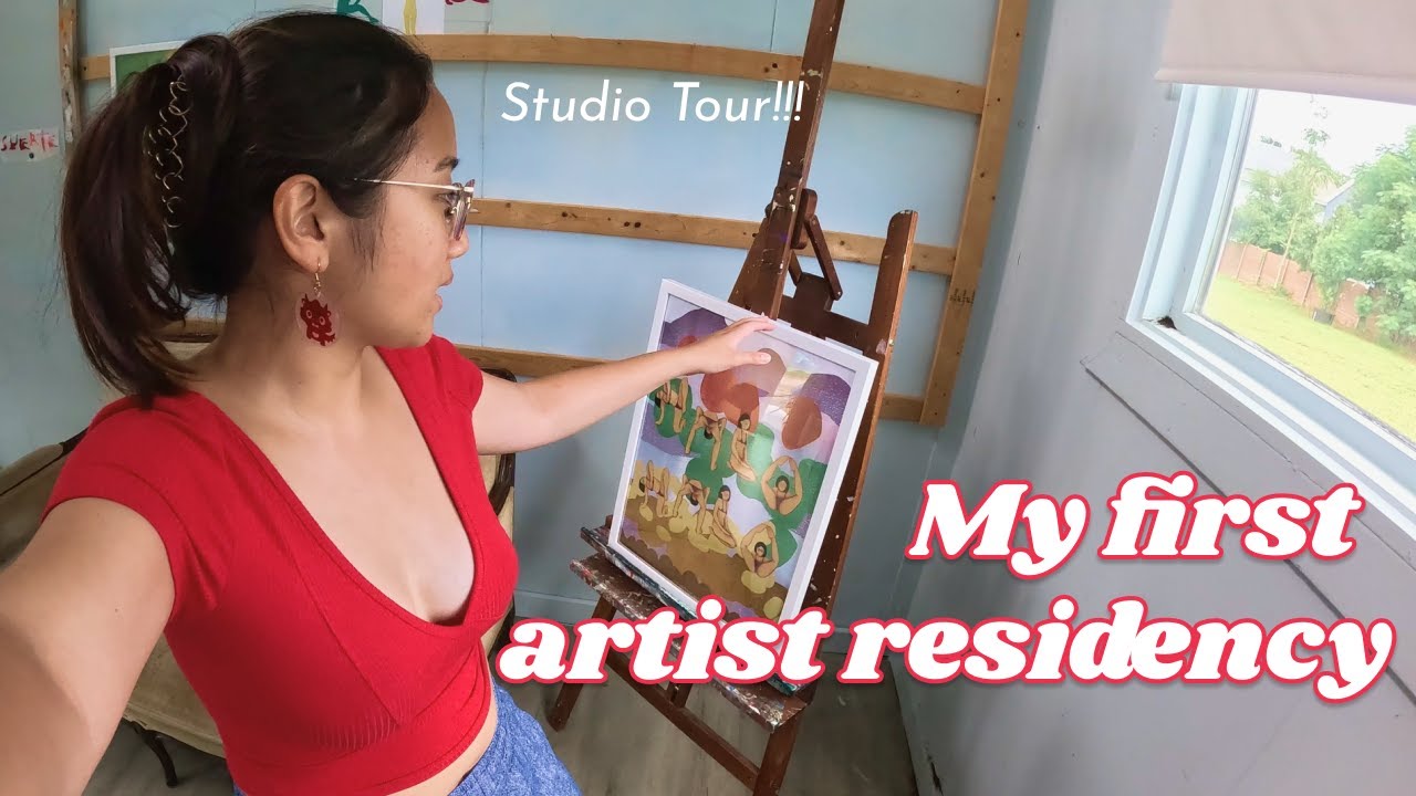 Artist Residency in a Tiny House / Studio Tour, Crafting, Jewelry - YouTube