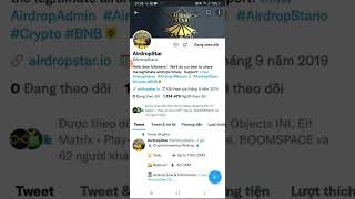 Hướng dẫn Airdrop nhận 50 token KLNW. Mạng BSC