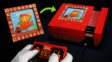 Custom made one-of-a-kind Super Mario Bros Tribute NES