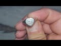 How to Remove Tarnish from Sterling Silver at Home!  Tiffany's ring restoration!