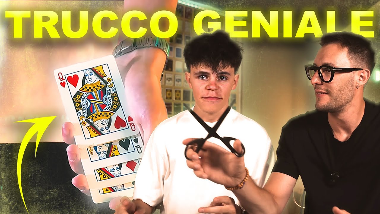 Il GIOCO di MAGIA con CARTA TRUCCATA più GENIALE! 🤯(Lui è un Genio!)