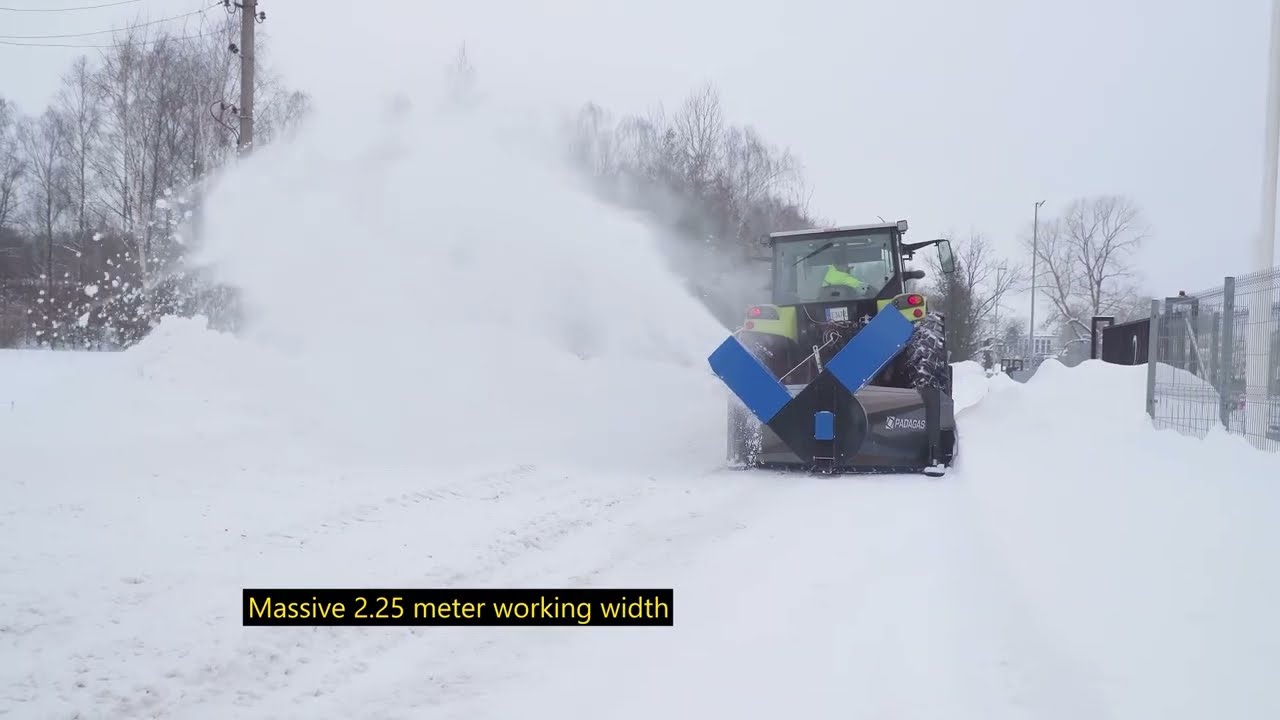 Padagas SBV-2250 Snow Blower | 2.25 m Working Width | For Tractors 45–110 HP
