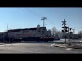(HD) A Freezing Morning of Railfanning in Hammonton NJ.