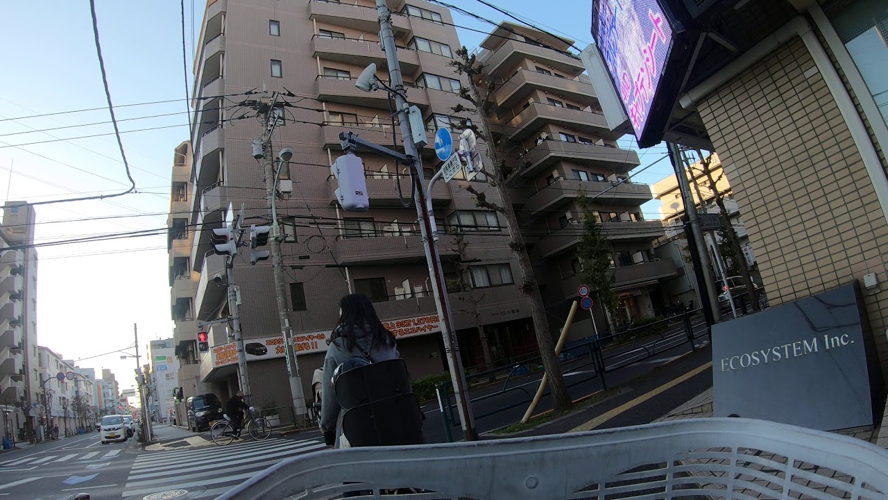 足立区 江北橋通りを江北橋まで2020年11月【GoProサイクリング#024】 - YouTube
