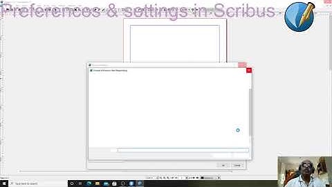 Document settings in scribus